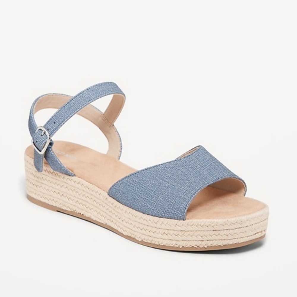 OLD NAVY • Platform Espadrille Sandals • Size 9.5